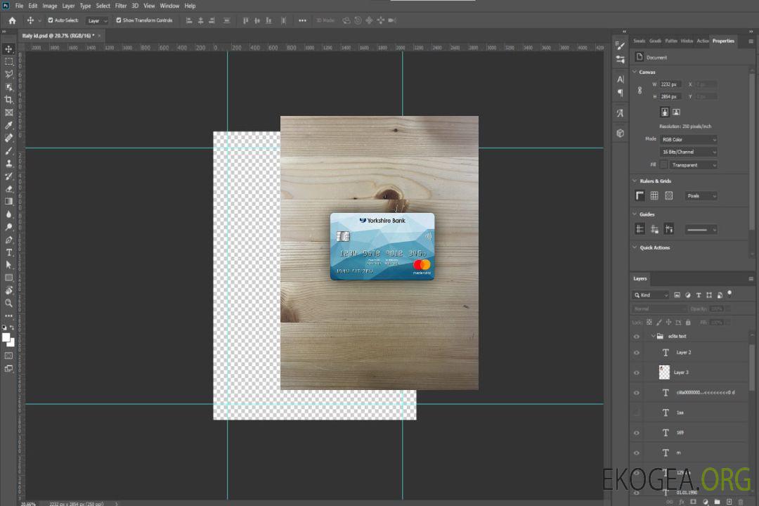 Royaume , Uni Yorkshire Bank mastercard photolook , template